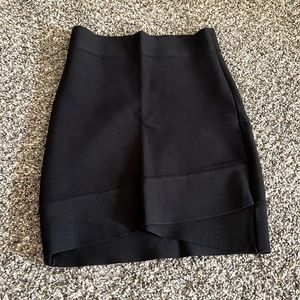 BCBG bodycon black skirt